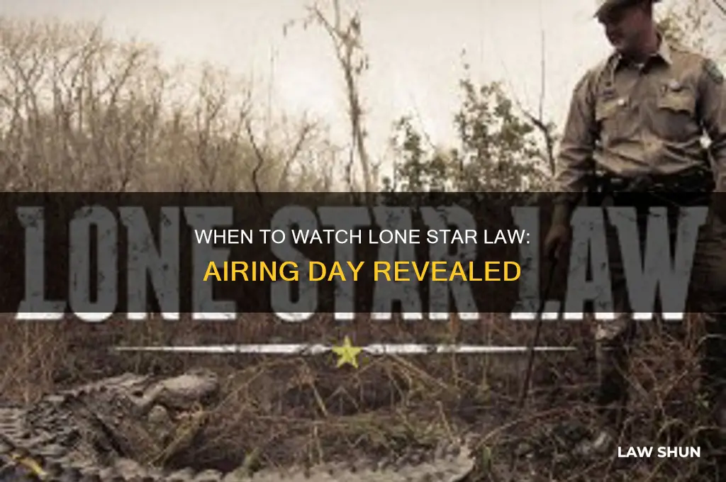 what day does lone star law come on