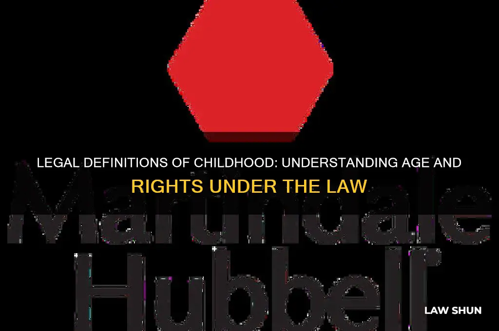 what defines a child according to law