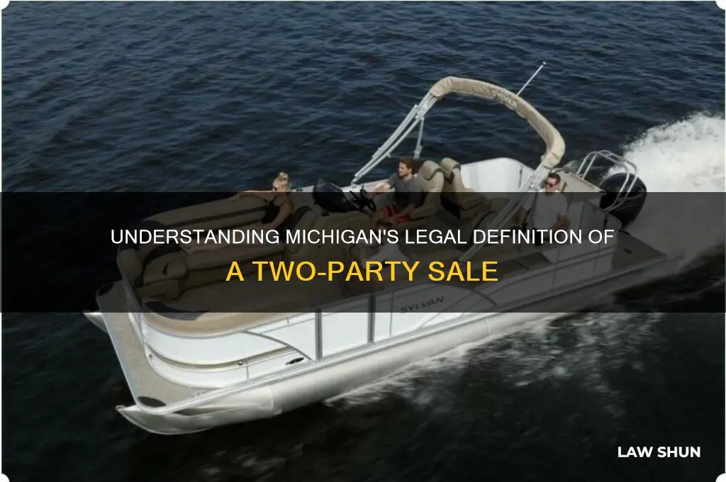 what defines a two party sale by michigan law