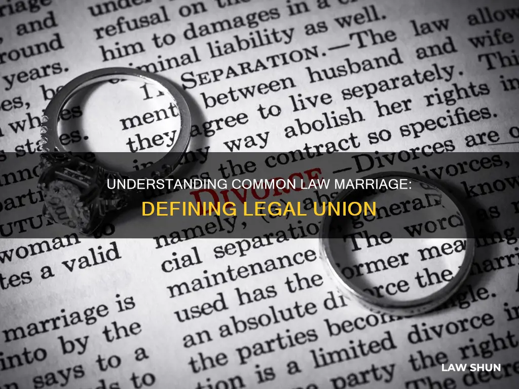 what defines common law marriage