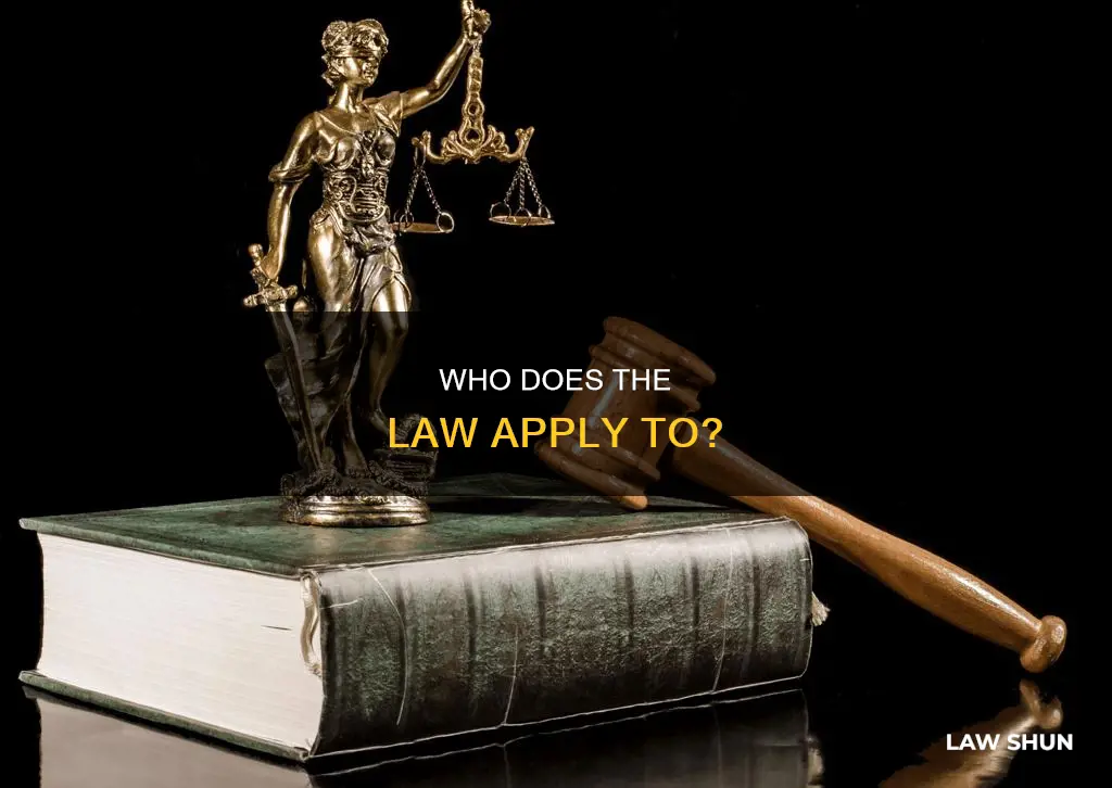 what determines who the law applies to