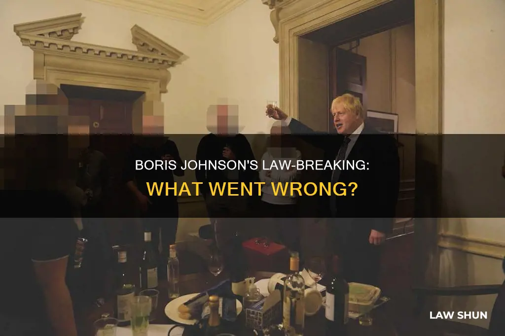 what did boris johnson do to break the law