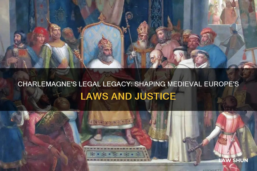 what did charlemagne do in regard to law