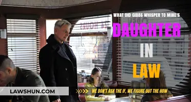 Gibbs' Whisper to Mike's Daughter-in-Law: Uncovering the NCIS Mystery