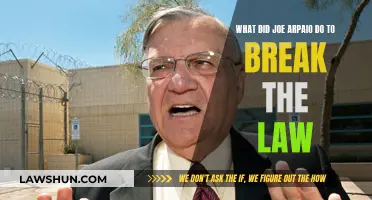 Joe Arpaio's Law-Breaking: What Was Done Illegally?