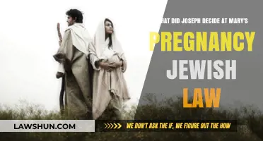 Joseph's Dilemma: Navigating Mary's Pregnancy Under Jewish Law