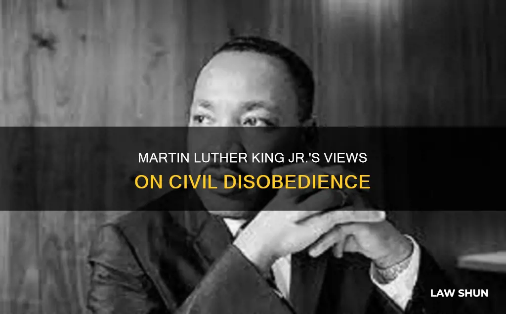 what did martin luther king think about breaking the law