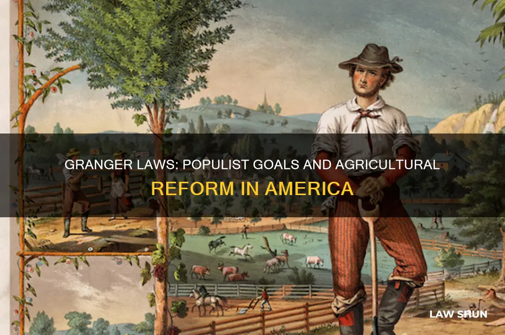 what did populists want to achieve with the granger laws