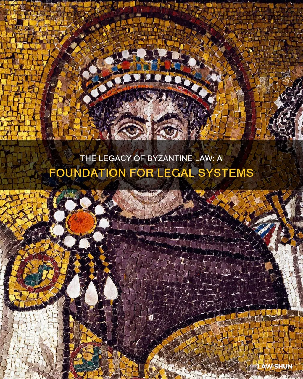 what did the byzantine law code become the basis for