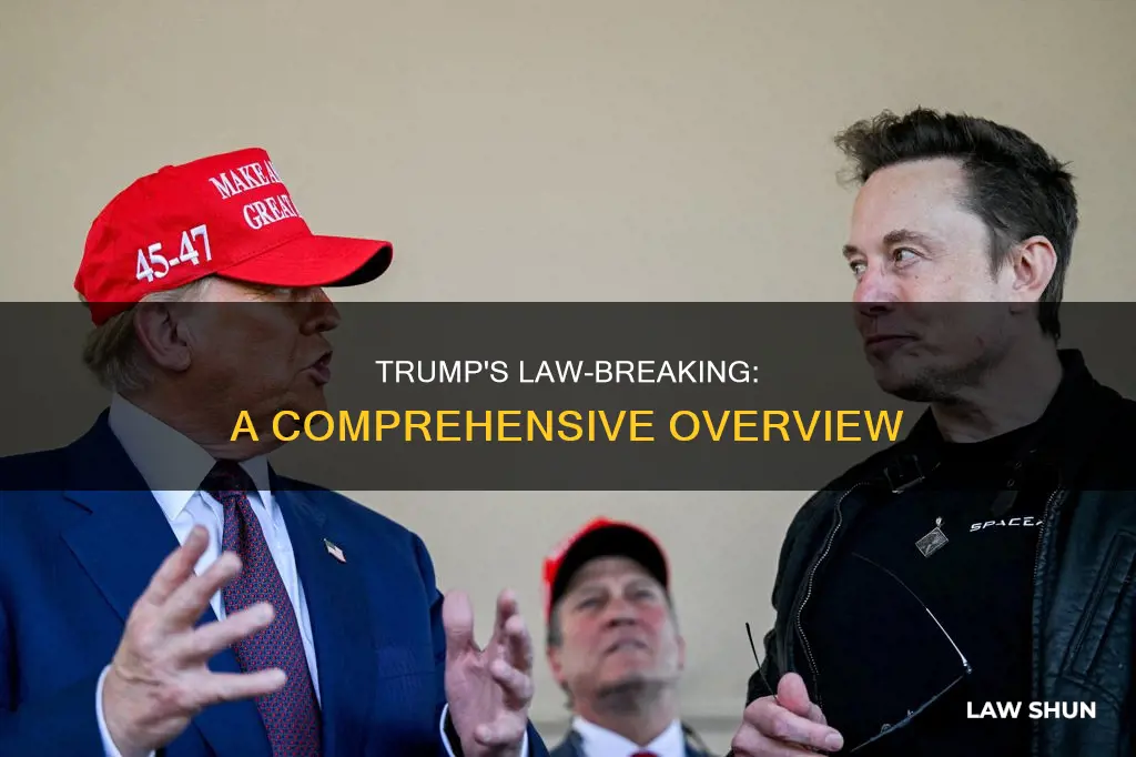 what did trump do to break the law