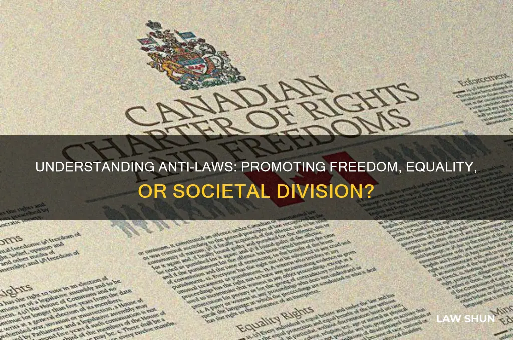 what do anti laws promote