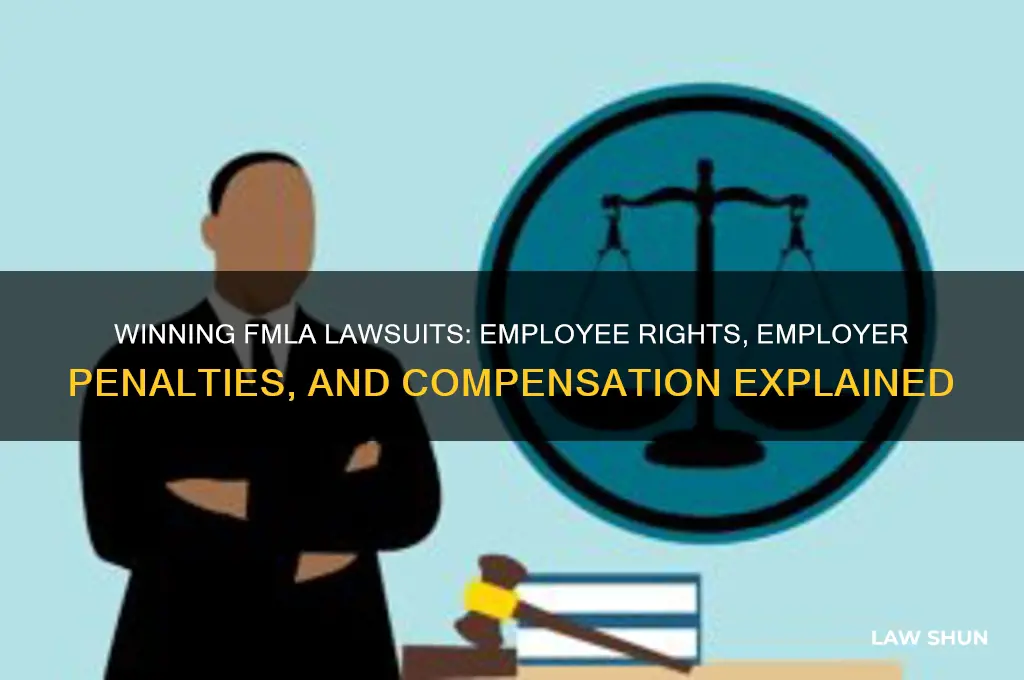 what do employees win for fmla law suits against employers