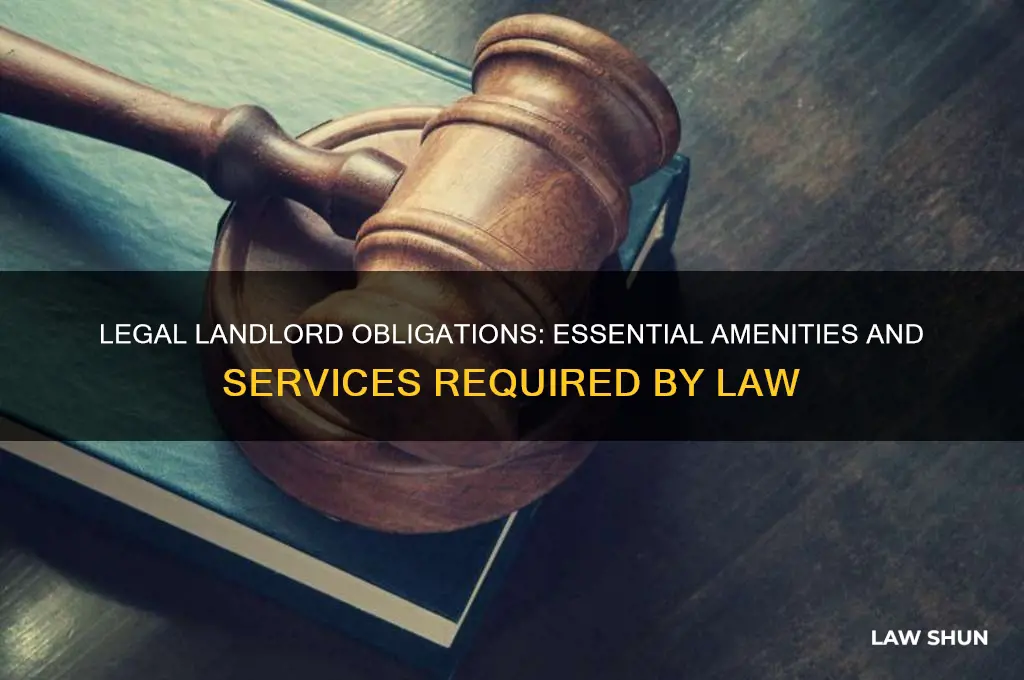 what do landlords need to provide by law