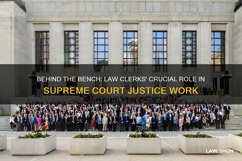 what do law clerks do for supreme court justices