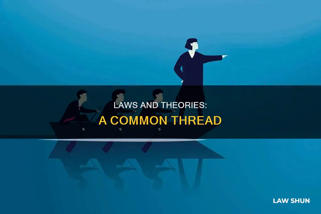 what do laws and theories have in common