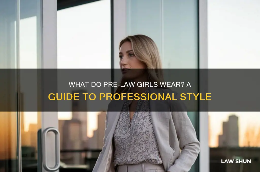 what do pre law people wear girls