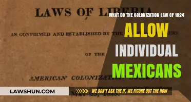 How the 1824 Colonization Law Empowered Individual Mexicans to Settle