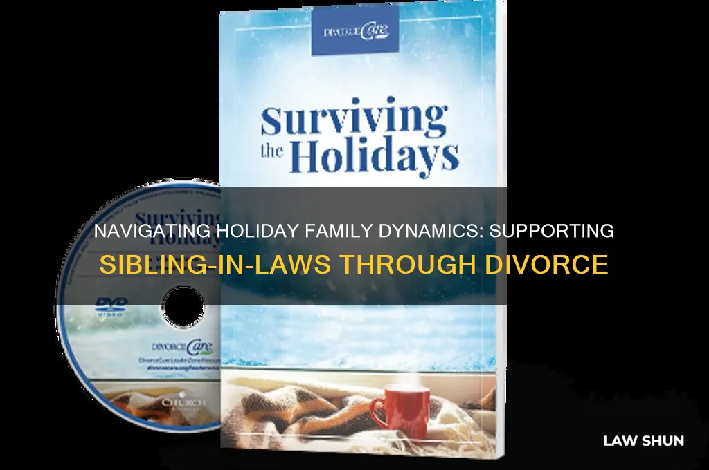 what do you do when sibling-in-laws divorce during the holidays