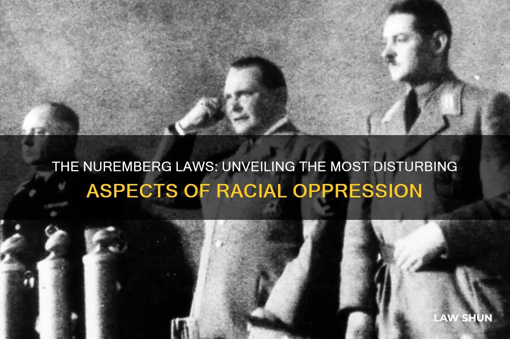 what do you find most disturbing about the nuremberg law