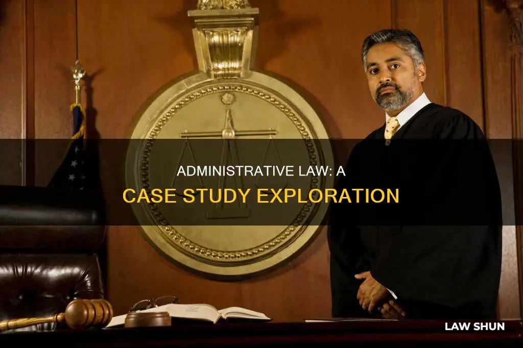 what do you research case involving us administrative law