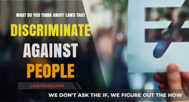 Discriminatory Laws: Upholding Justice or Perpetuating Inequality?