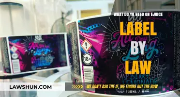 Legal Requirements for E-Juice Labels: What You Must Include