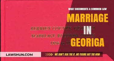 Common-Law Marriage in Georgia: Documenting Proof