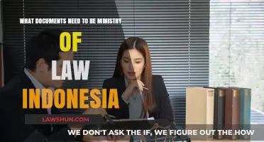 Essential Documents Required for Ministry of Law Compliance in Indonesia