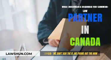 Documents for Canadian Common-Law Partners