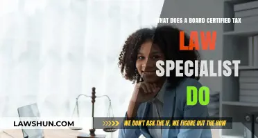 Tax Law Specialists: What's Their Role?