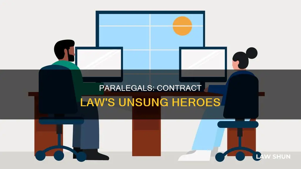 what does a contract law paralegal do