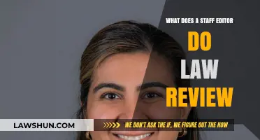 Understanding the Role of a Staff Editor in Law Review