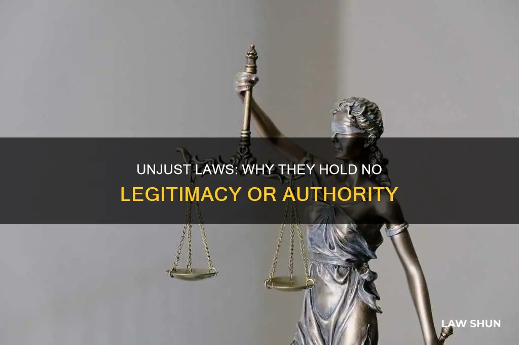 what does an unjust law is no law at all