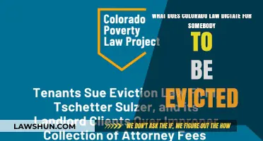 Colorado Eviction Laws: Understanding the Legal Process for Tenants
