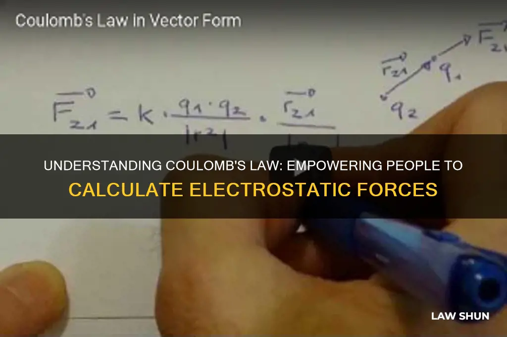 what does coulombs law let people do