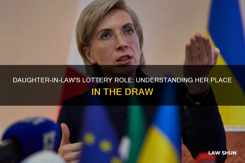 what does daughter in law play for in the lottery