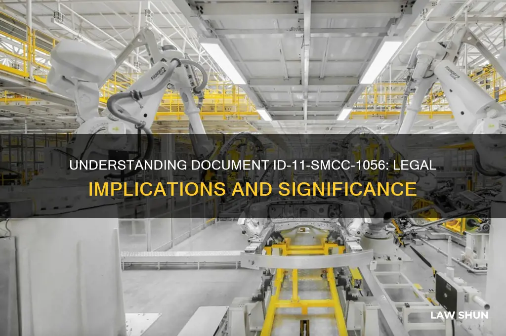 what does document id-11-smcc-1056 in regards to law