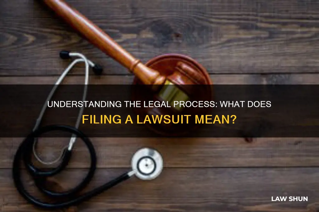 what does filing a laws definition