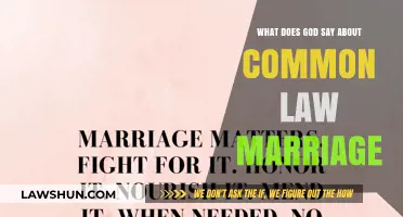 God's View on Common-Law Marriage
