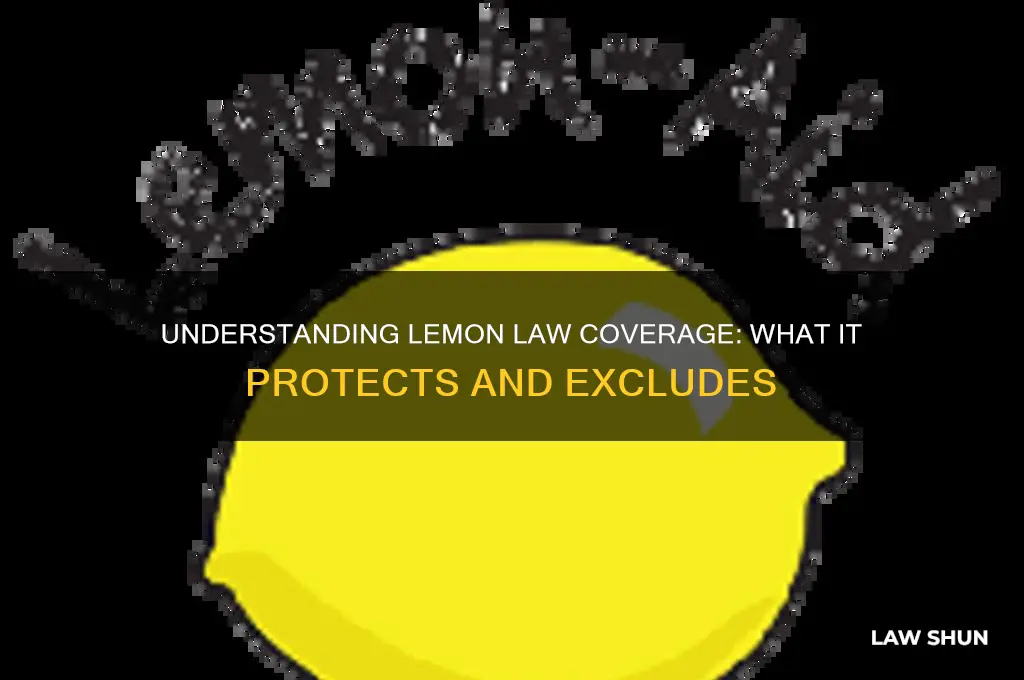 what does lemon law cover