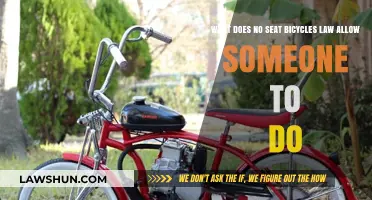 Understanding No Seat Bicycles Law: What Activities Are Permitted?