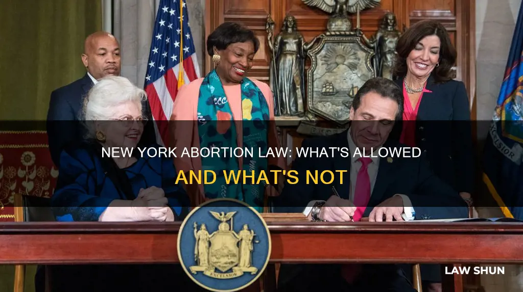 what does ny abortion law allow