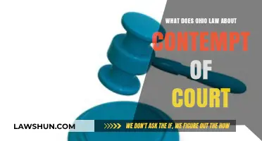 Understanding Ohio's Contempt of Court Laws: Penalties and Consequences