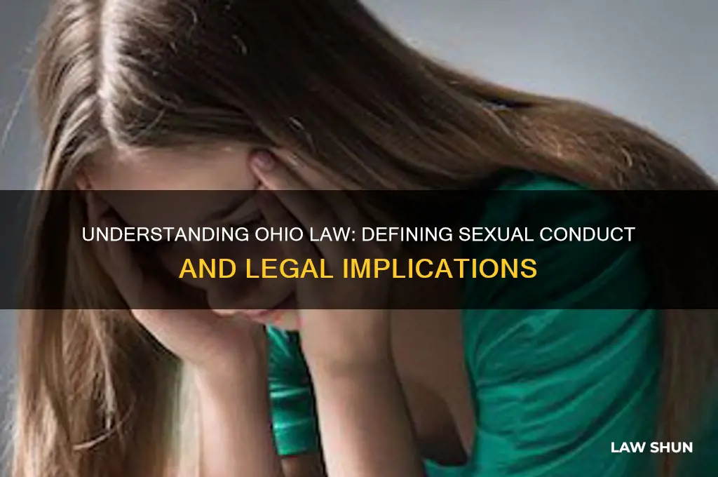 what does ohio law consider sexual conduct