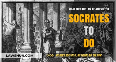 Athens' Law Commands Socrates: Obey or Face Consequences