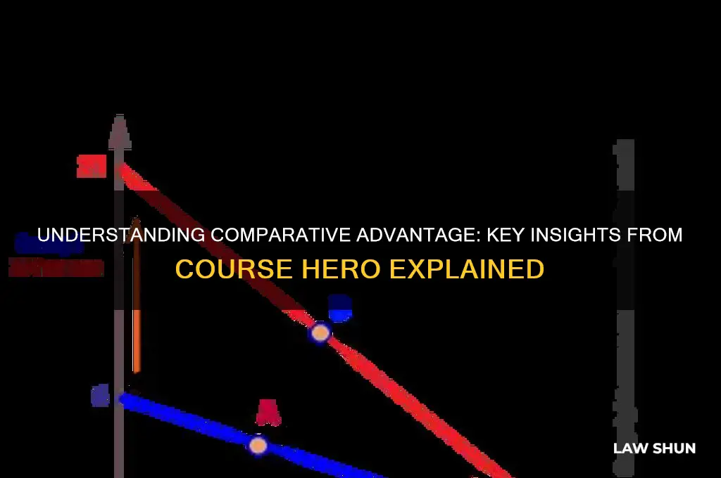 what does the law of comparative advantage indicate course hero
