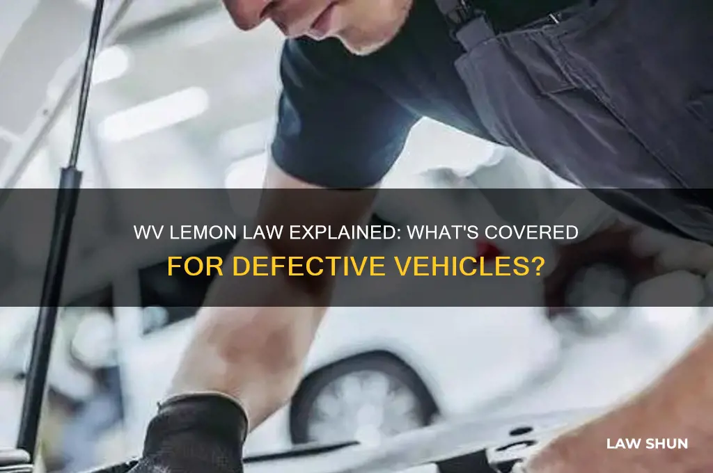 what does the lemon law in wv cover