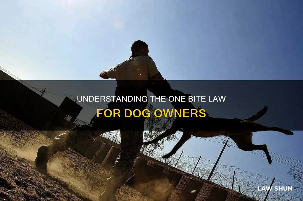 what dogs does the one bite law apply to