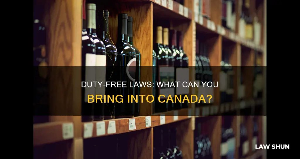what duty free laws for canada