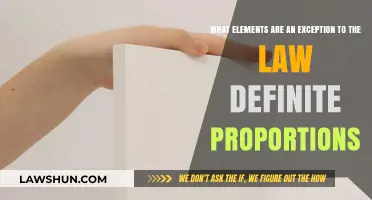Exceptions to the Law of Definite Proportions: Exploring Unique Chemical Elements